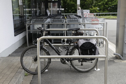 Endlich: Fahrradständer bei LIDL in Dreis-Tiefenbach